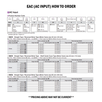 EAC SERIES ORIENTAL EAC SERIES RODDED ELECTRIC ACTUATOR<BR>SPECIFY NOTED INFORMATION FOR PRICE AND AVAILABILITY